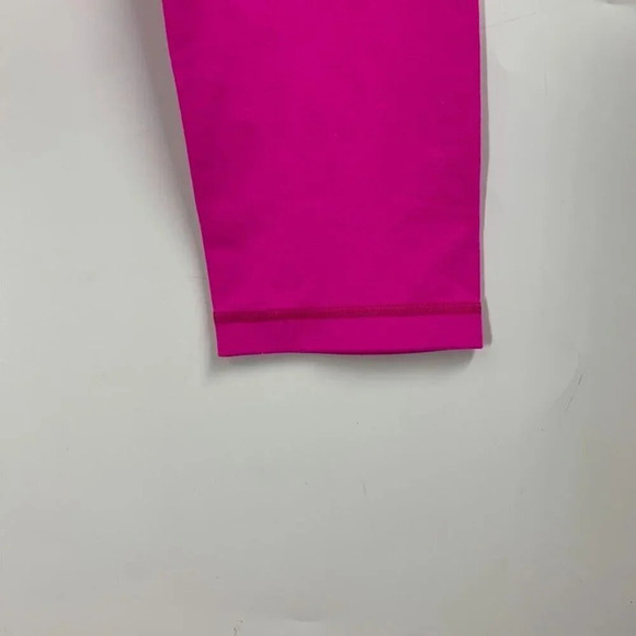 Lululemon Wunder Under High-Rise Crop 18" Pink Mesh Active Yoga Crop Size 8 - Picture 5 of 11